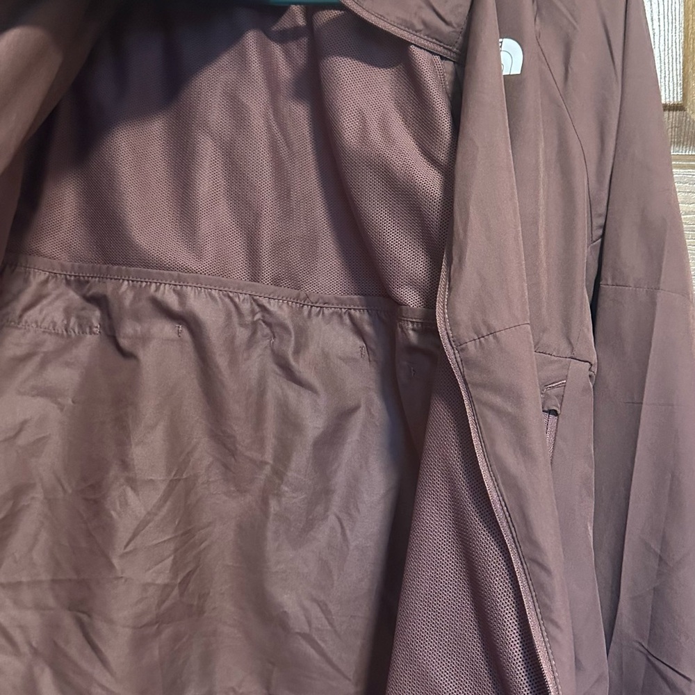 The North Face Women's Brown Jacket Windbreaker Raincoat - Picture 3 of 4